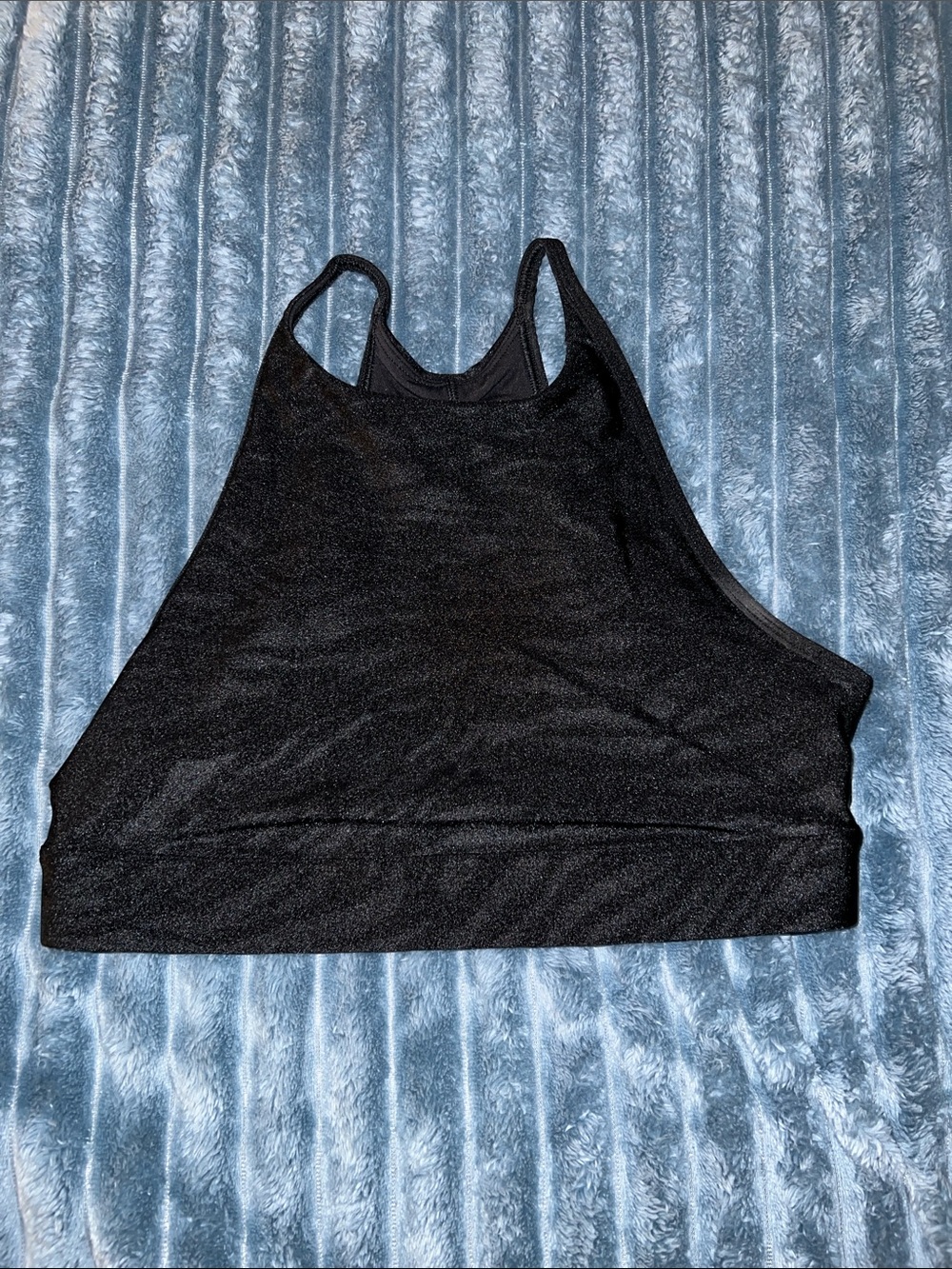 Athleta Black High-Neck Sports Bralette